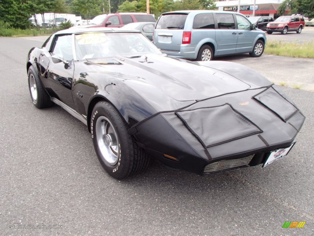 1974 Corvette Stingray Coupe - Black / Black photo #2