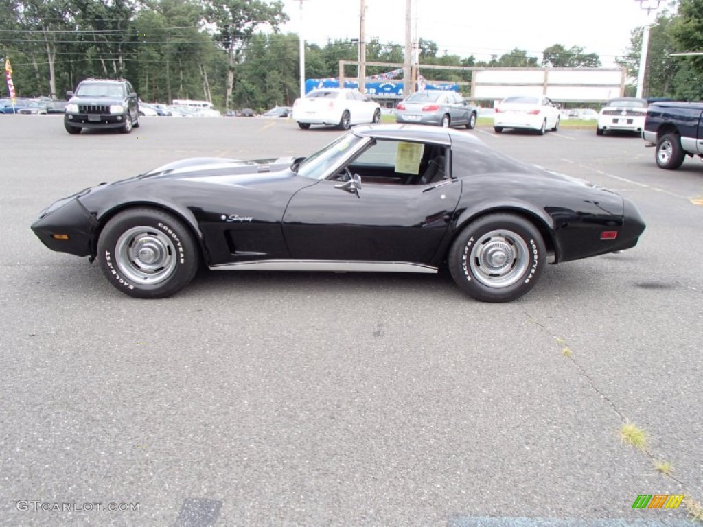 Black 1974 Chevrolet Corvette Stingray Coupe Exterior Photo #85497116