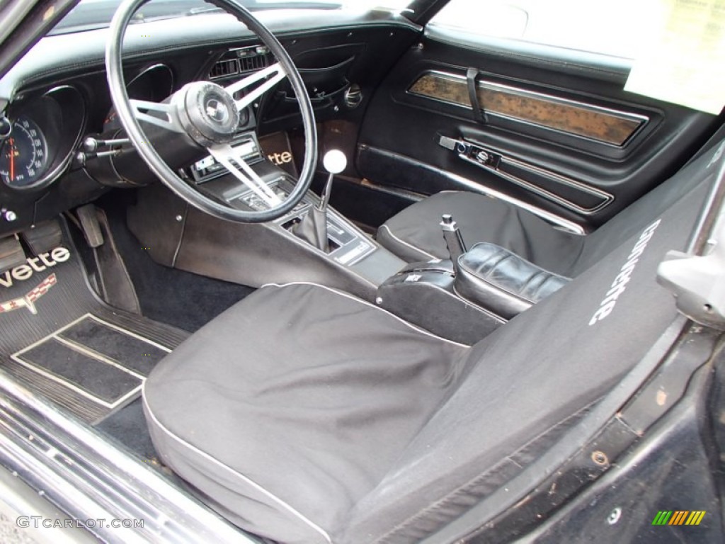 1974 Corvette Stingray Coupe - Black / Black photo #12