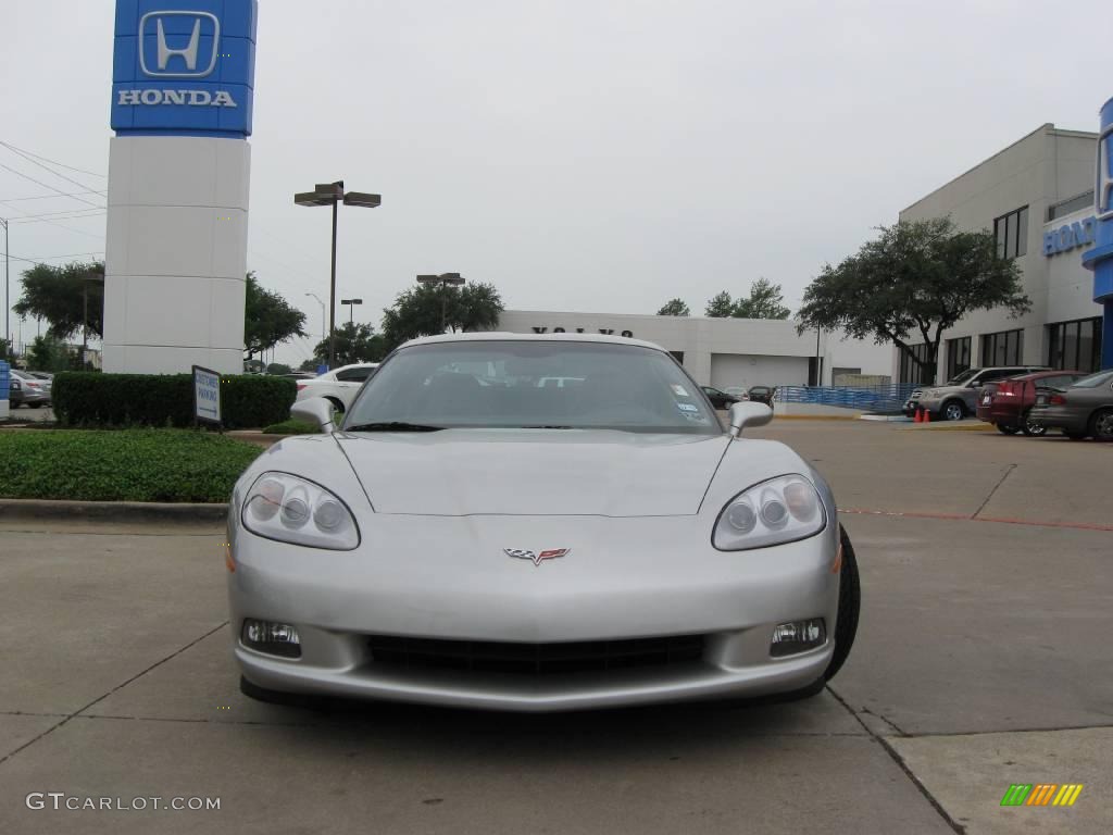 2007 Corvette Coupe - Machine Silver Metallic / Titanium photo #2