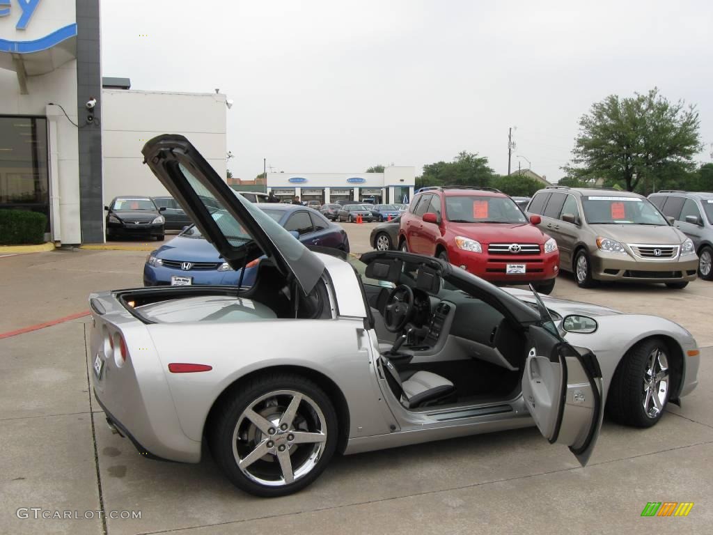 2007 Corvette Coupe - Machine Silver Metallic / Titanium photo #11