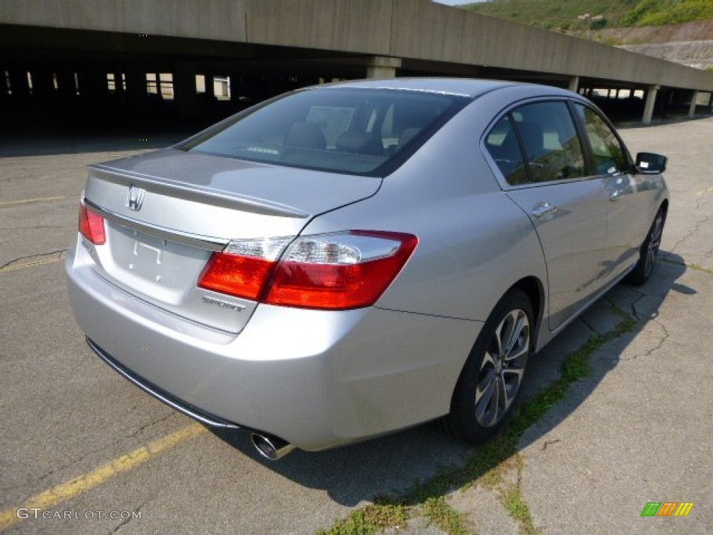2014 Accord Sport Sedan - Alabaster Silver Metallic / Black photo #3