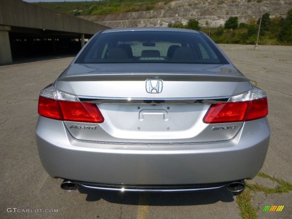 2014 Accord Sport Sedan - Alabaster Silver Metallic / Black photo #4