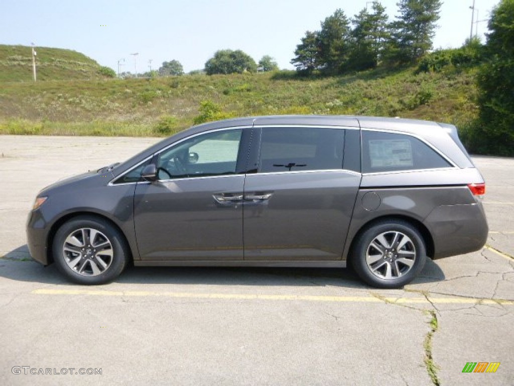 2014 Odyssey Touring Elite - Modern Steel Metallic / Truffle photo #6