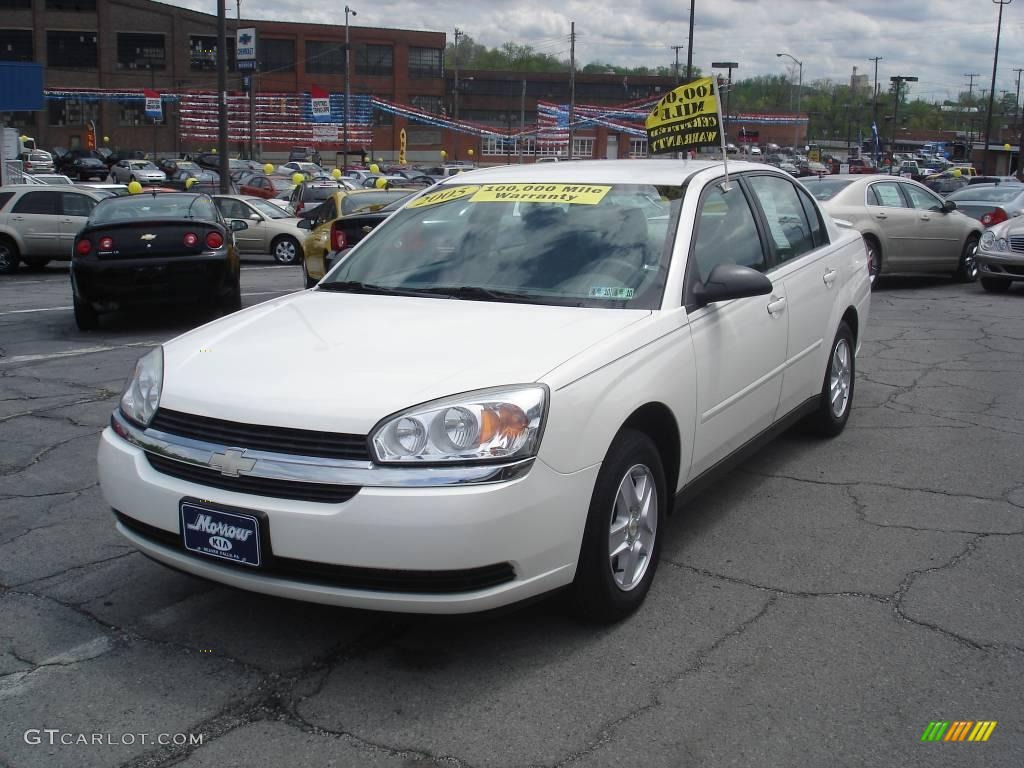 2005 Malibu LS V6 Sedan - White / Gray photo #16