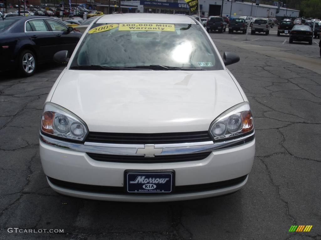 2005 Malibu LS V6 Sedan - White / Gray photo #17