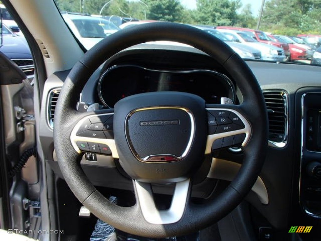 2014 Dodge Durango SXT AWD Black Steering Wheel Photo #85501133