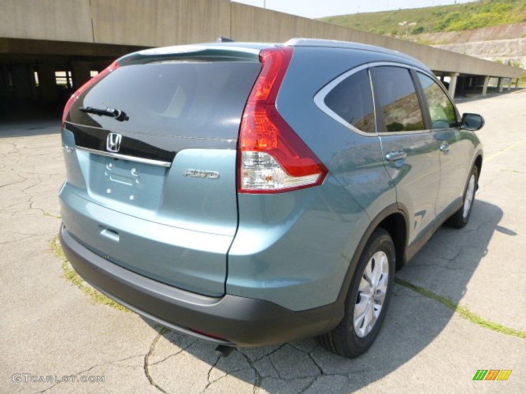 2014 CR-V EX-L AWD - Mountain Air Metallic / Beige photo #3