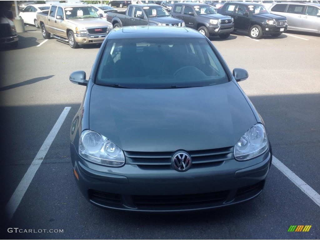 2008 Rabbit 4 Door - Sage Green Metallic / Art Grey photo #1
