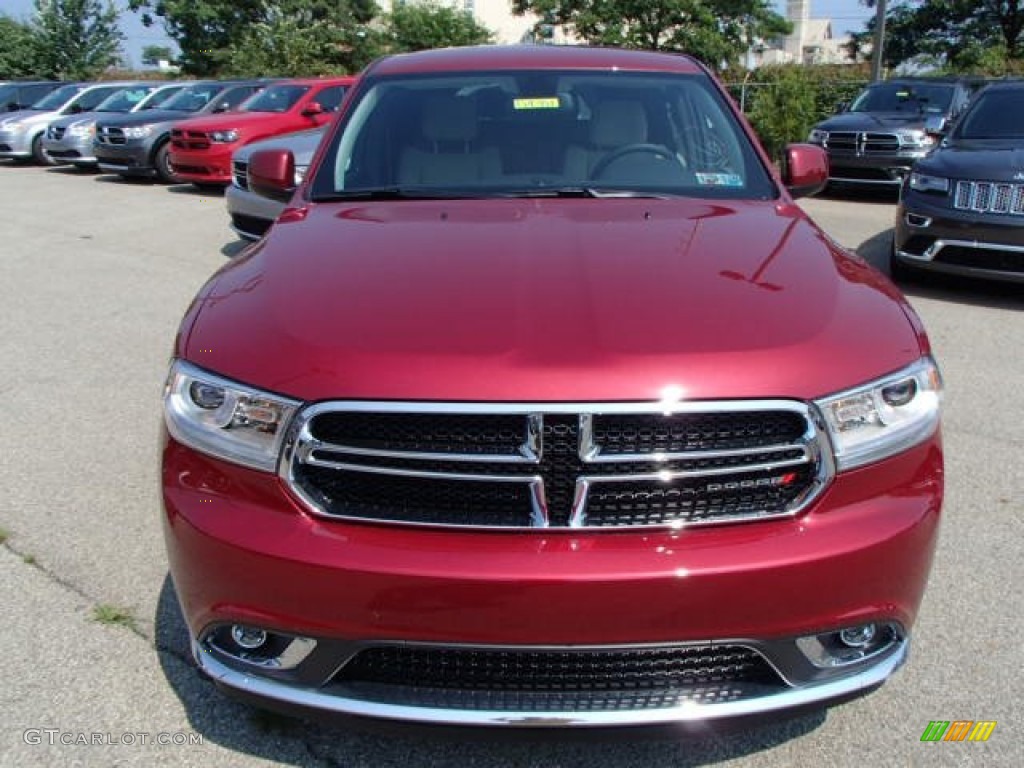 2014 Durango SXT AWD - Deep Cherry Red Crystal Pearl / Black/Light Frost Beige photo #3