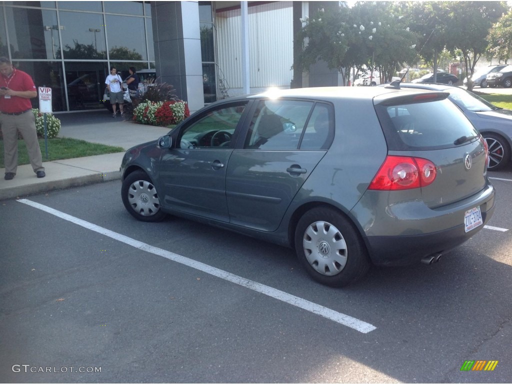 2008 Rabbit 4 Door - Sage Green Metallic / Art Grey photo #4