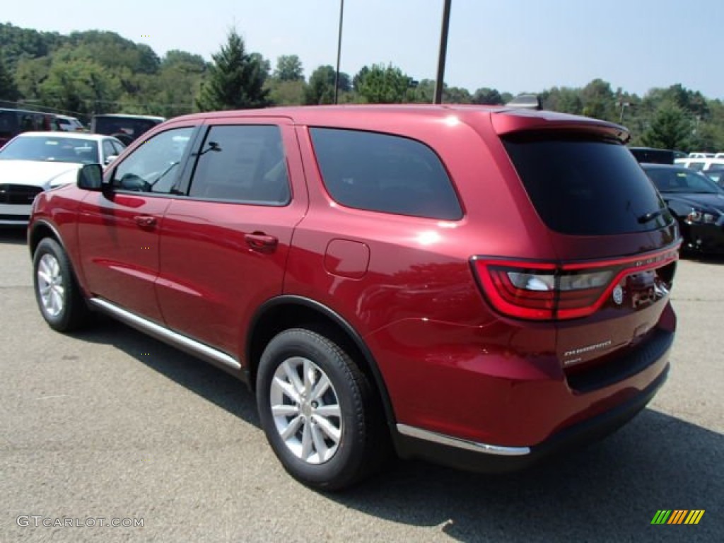 2014 Durango SXT AWD - Deep Cherry Red Crystal Pearl / Black/Light Frost Beige photo #8