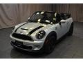 2014 White Silver Metallic Mini Cooper S Convertible  photo #1