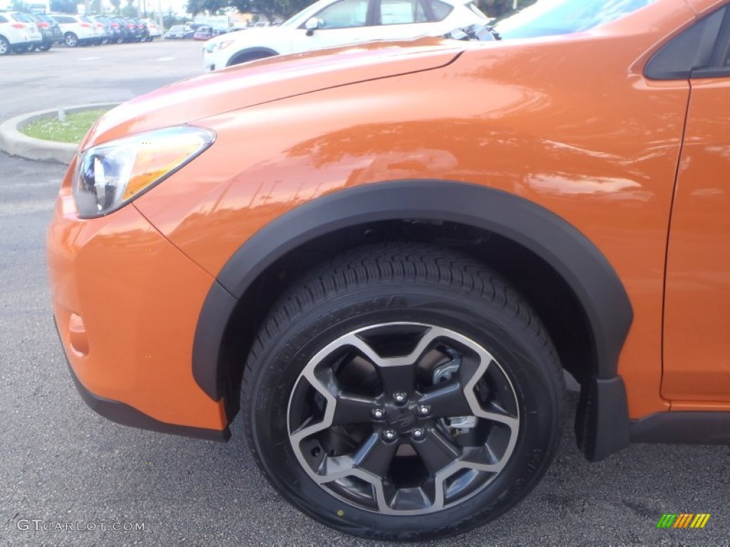 2013 XV Crosstrek 2.0 Limited - Tangerine Orange Pearl / Black photo #8