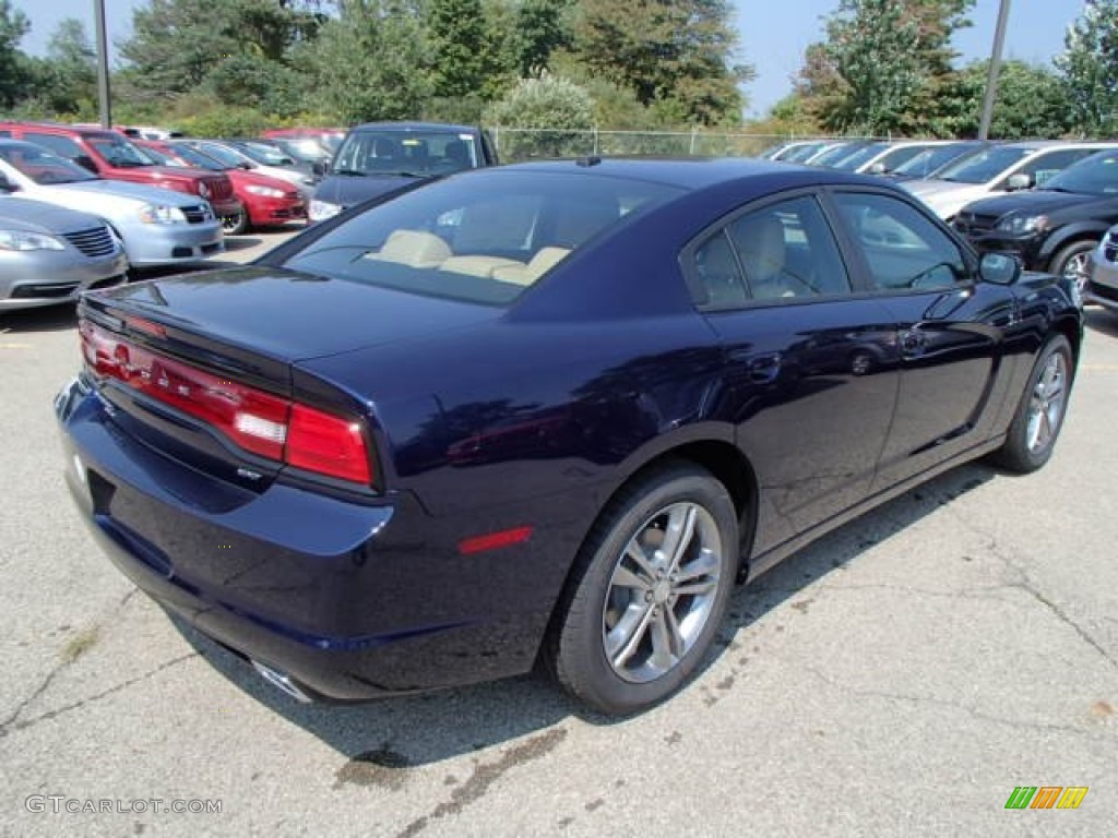 Jazz Blue Pearl 2014 Dodge Charger SXT Plus AWD Exterior Photo #85503659