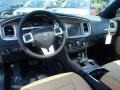 2014 Dodge Charger Black/Tan Interior Prime Interior Photo