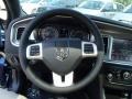 2014 Dodge Charger Black/Tan Interior Steering Wheel Photo