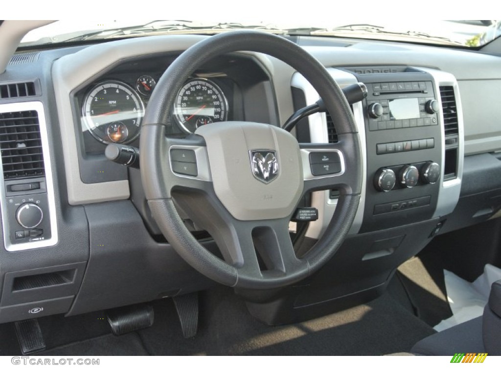 2011 Ram 1500 SLT Regular Cab - Bright White / Dark Slate Gray/Medium Graystone photo #22