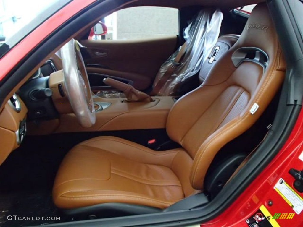 Black/Caramel Interior 2013 Dodge SRT Viper GTS Coupe Photo #85505132