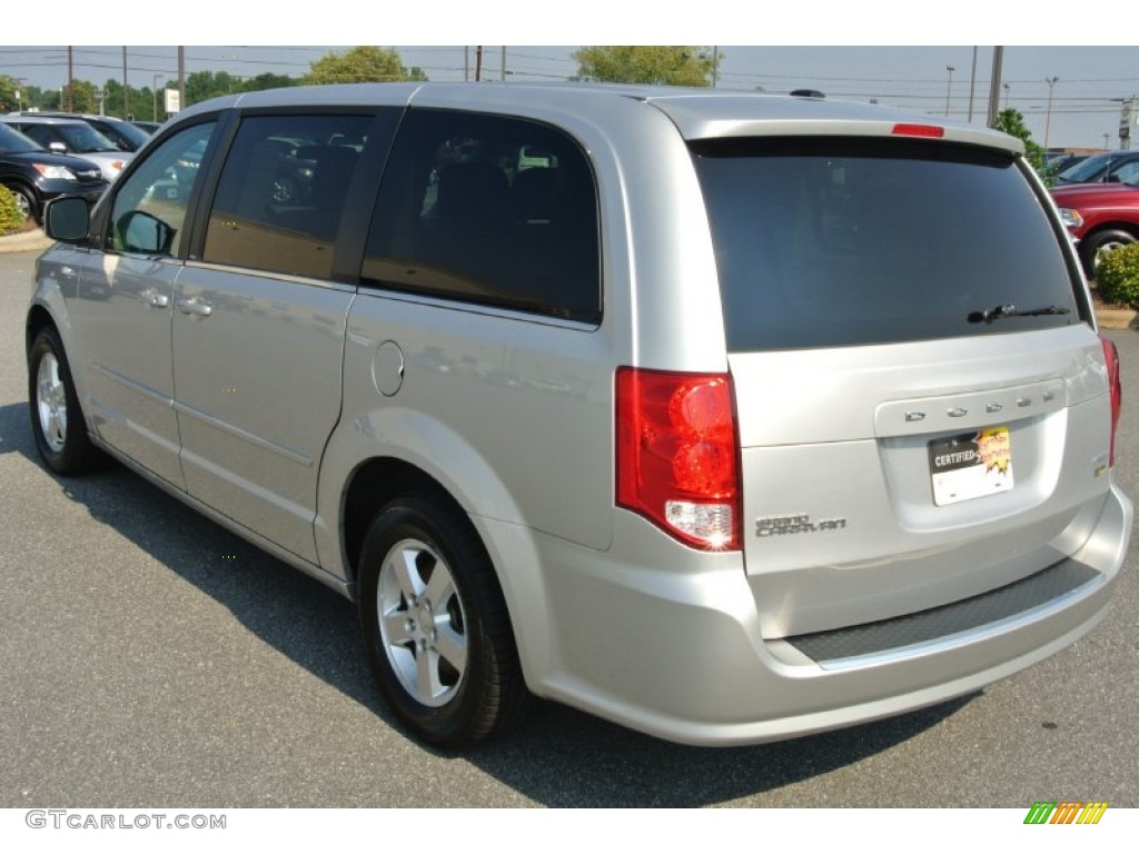 2012 Grand Caravan Crew - Bright Silver Metallic / Black/Light Graystone photo #4