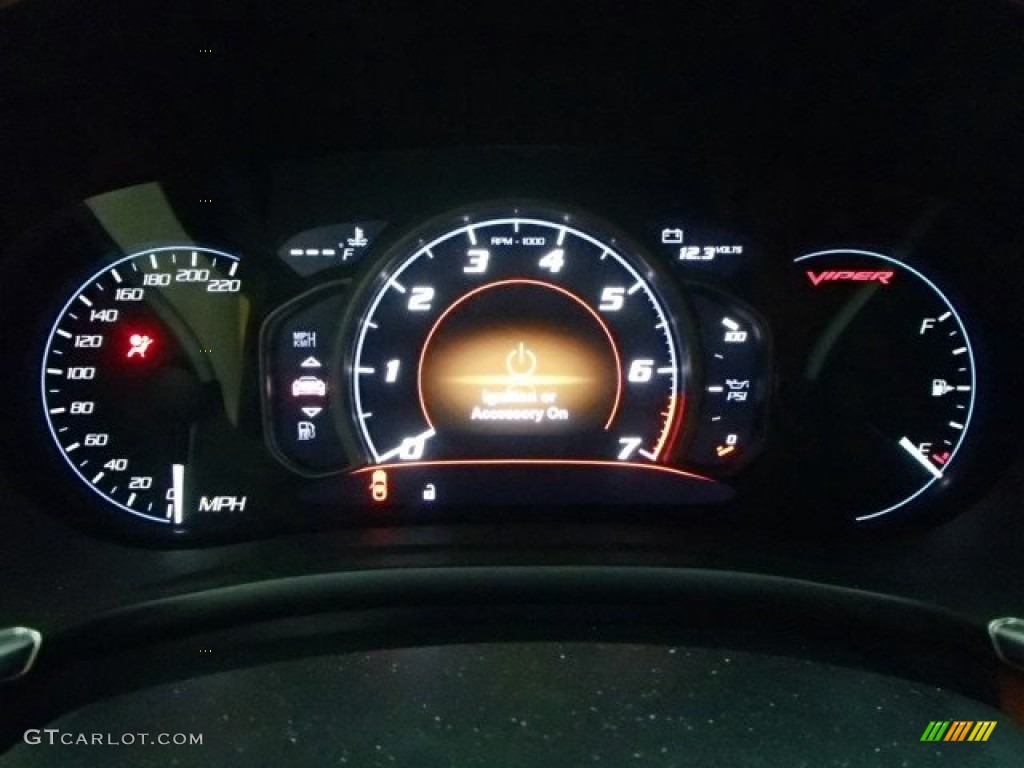 2013 Dodge SRT Viper GTS Coupe Gauges Photo #85505234