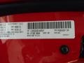  2013 SRT Viper GTS Coupe Adrenaline Red Color Code PR7