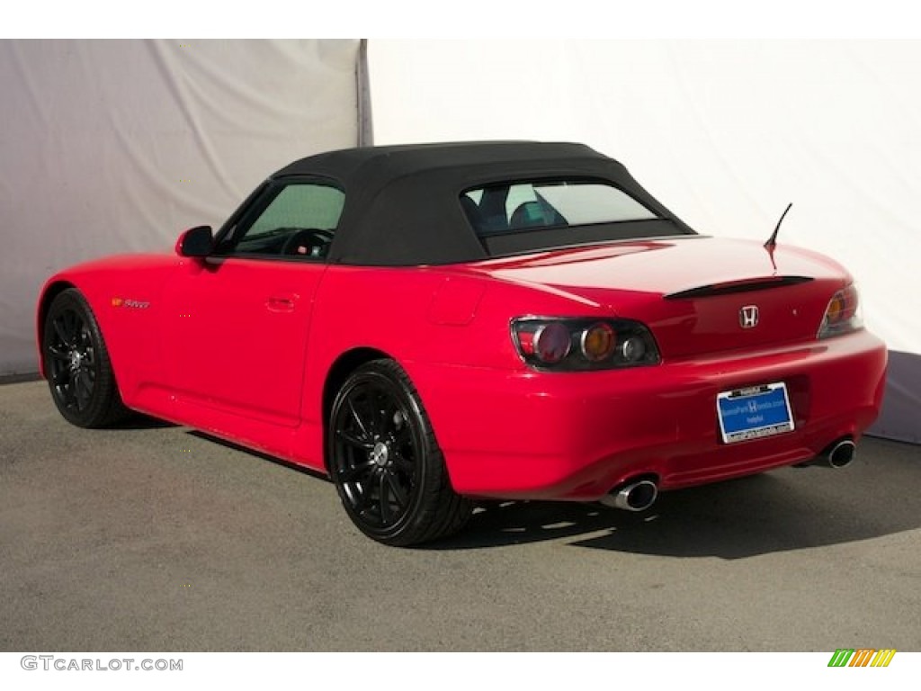 2007 S2000 Roadster - New Formula Red / Black photo #2