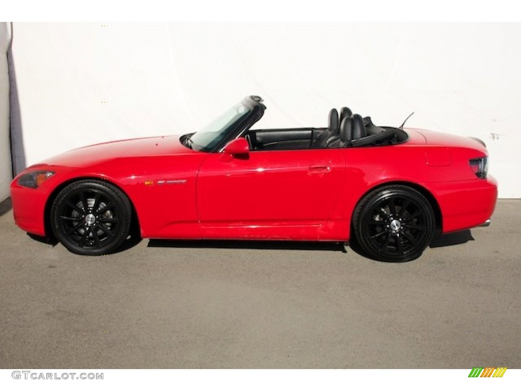 2007 S2000 Roadster - New Formula Red / Black photo #9
