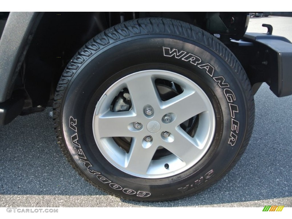 2012 Wrangler Sport 4x4 - Black Forest Green Pearl / Black photo #21