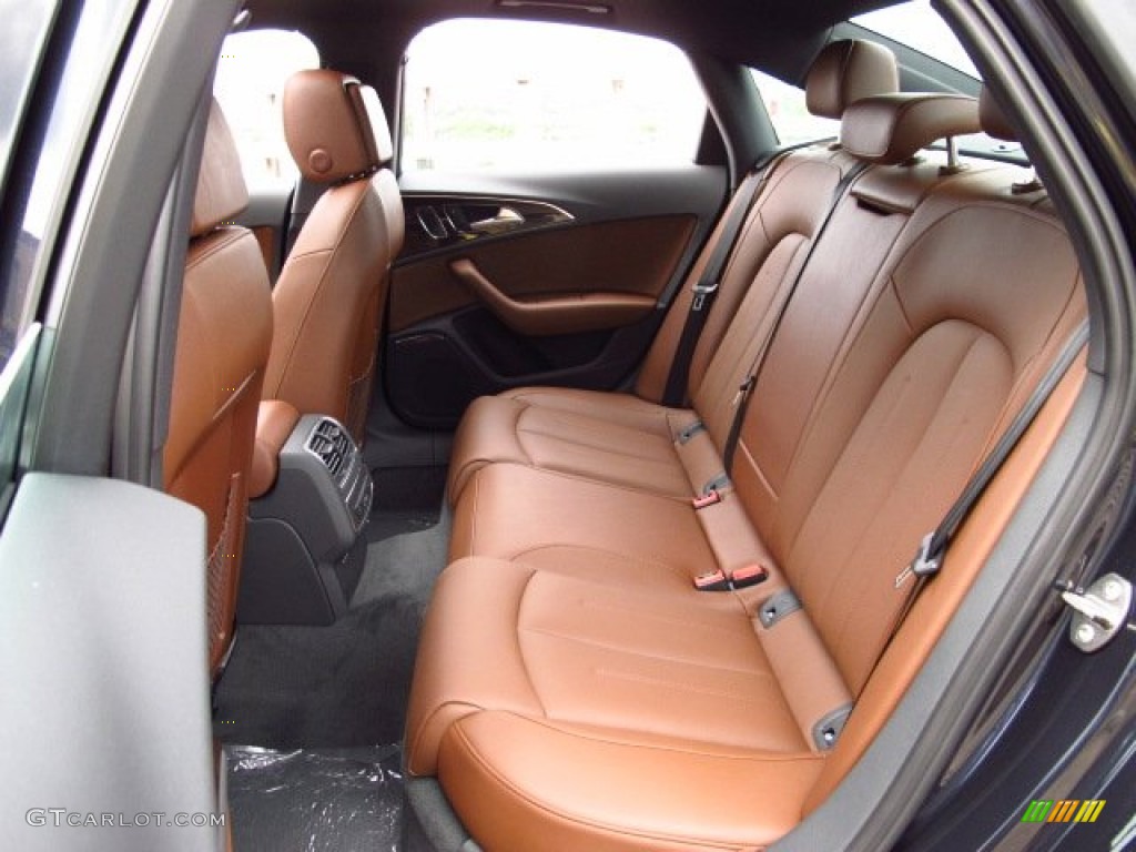 Nougat Brown Interior 2014 Audi A6 2.0T Sedan Photo #85507274