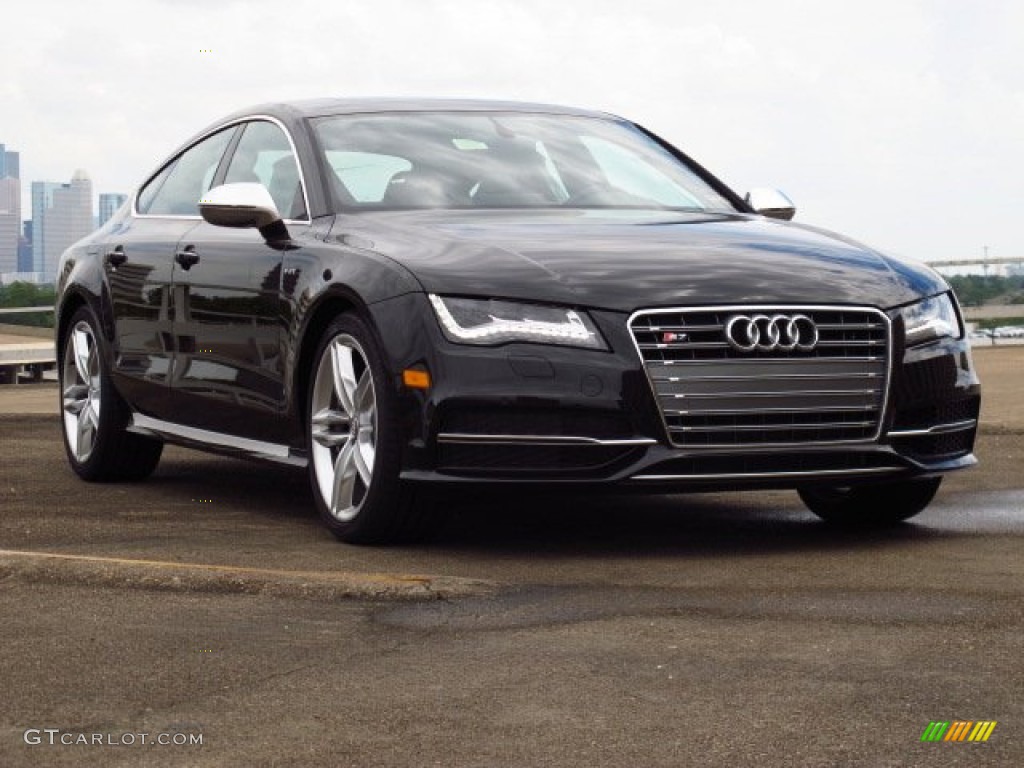 Phantom Black Pearl 2014 Audi S7 Prestige 4.0 TFSI quattro Exterior Photo #85507655