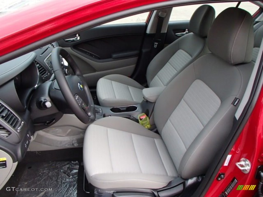 Gray Interior 2014 Kia Forte EX Photo #85507778