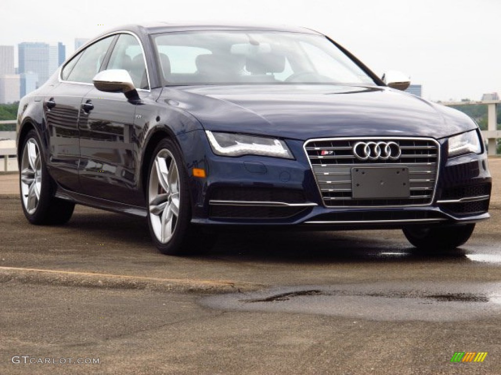2014 S7 Prestige 4.0 TFSI quattro - Estoril Blue Metallic / Black Perforated Valcona photo #1