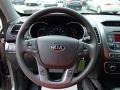 Black 2014 Kia Sorento LX Steering Wheel