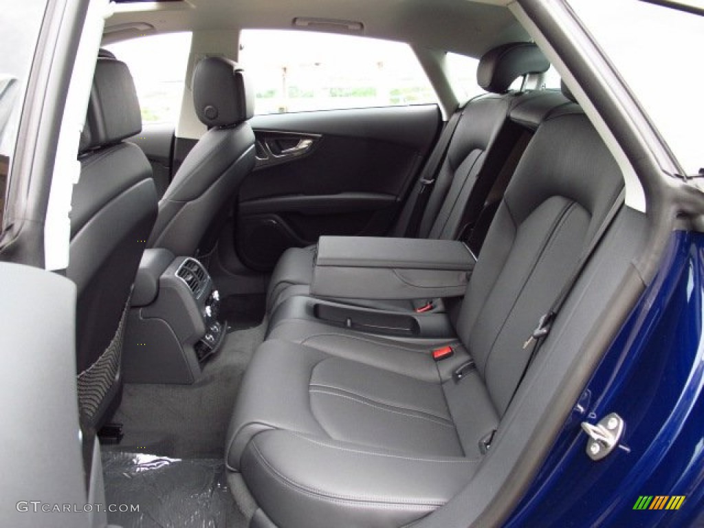 Black Perforated Valcona Interior 2014 Audi S7 Prestige 4.0 TFSI quattro Photo #85508510