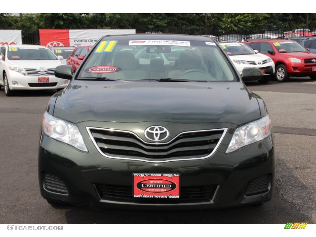 2011 Camry LE - Spruce Green Mica / Ash photo #2