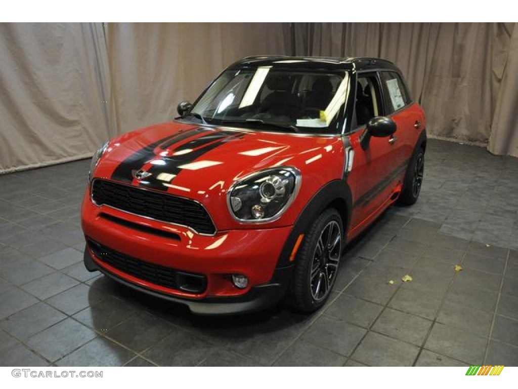 2014 Cooper S Countryman - Chili Red / Carbon Black photo #1