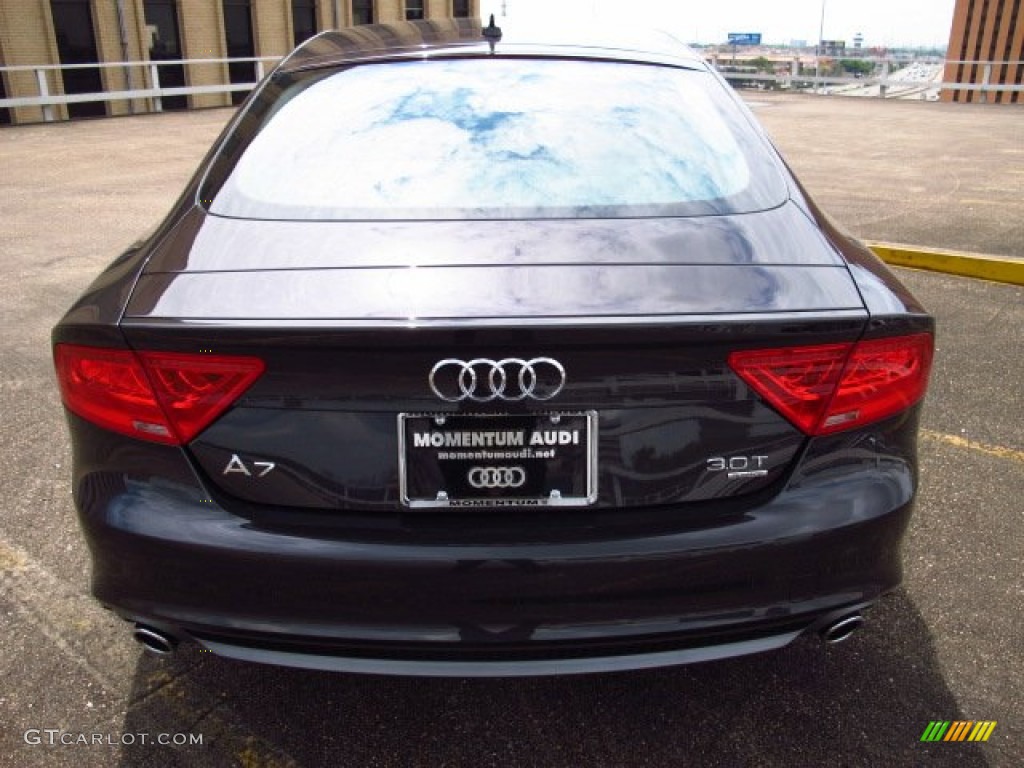 2014 A7 3.0T quattro Prestige - Oolong Gray Metallic / Black photo #3