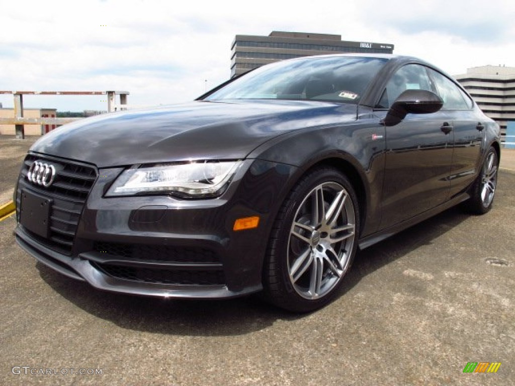 Oolong Gray Metallic 2014 Audi A7 3.0T quattro Prestige Exterior Photo #85509587