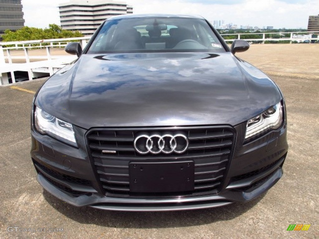 Oolong Gray Metallic 2014 Audi A7 3.0T quattro Prestige Exterior Photo #85509611