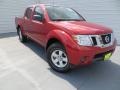 2012 Lava Red Nissan Frontier SV Crew Cab 4x4  photo #1