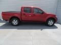 2012 Lava Red Nissan Frontier SV Crew Cab 4x4  photo #3