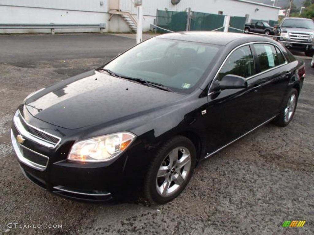 2008 Malibu LT Sedan - Black Granite Metallic / Ebony photo #4