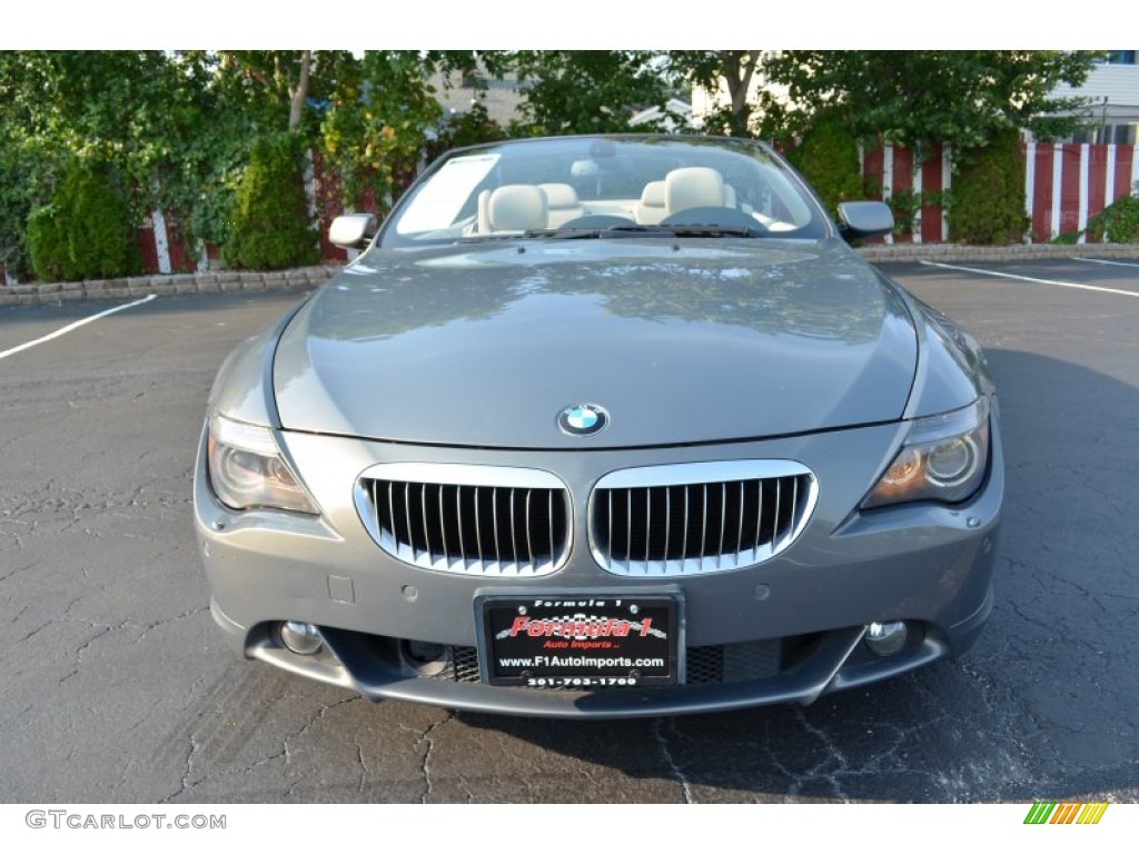 2006 6 Series 650i Convertible - Atlantic Blue Metallic / Cream Beige photo #2