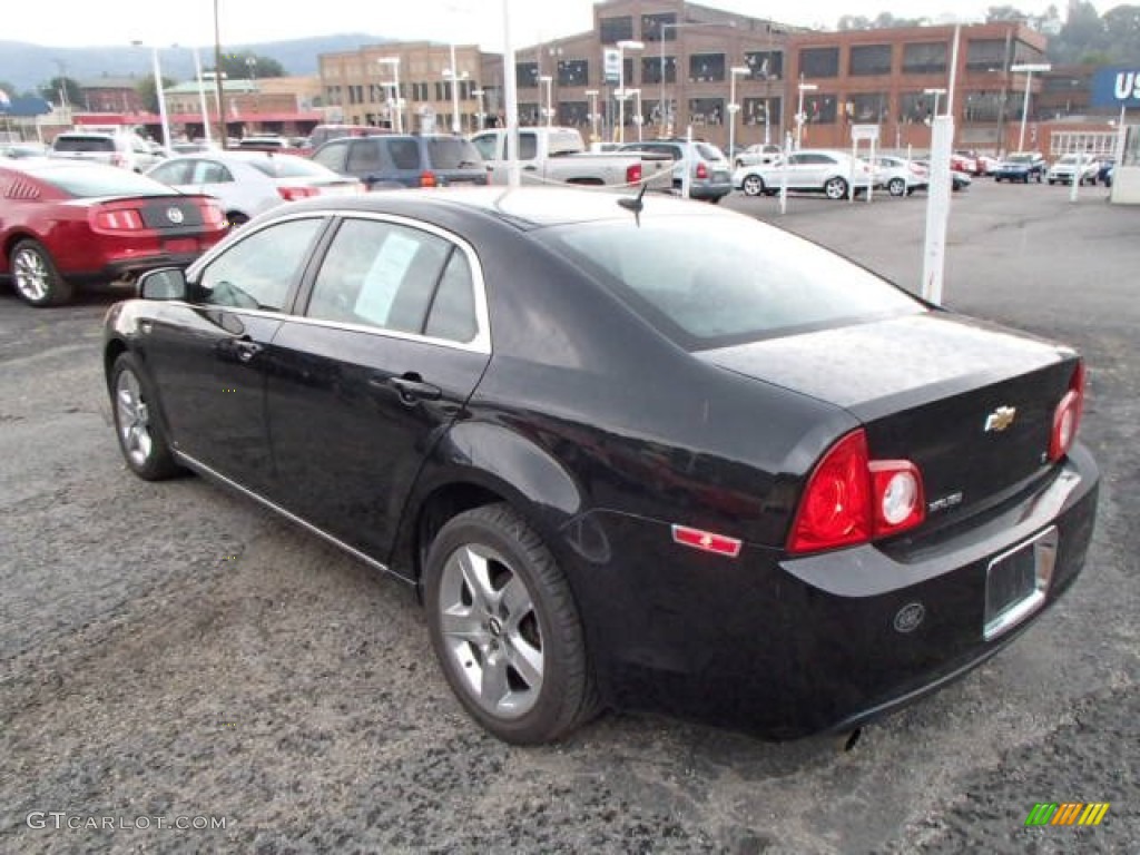 2008 Malibu LT Sedan - Black Granite Metallic / Ebony photo #6