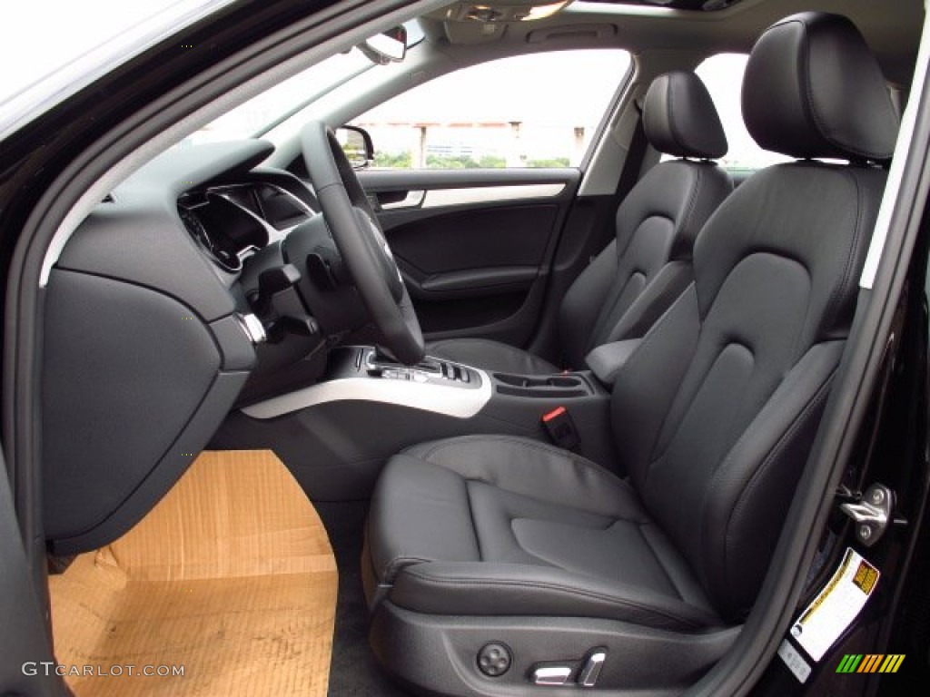 Black Interior 2014 Audi A4 2.0T Sedan Photo #85510394