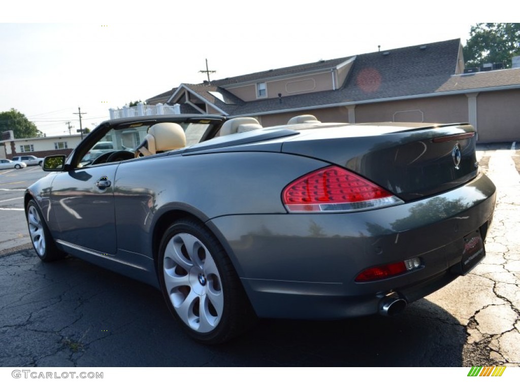 2006 6 Series 650i Convertible - Atlantic Blue Metallic / Cream Beige photo #5