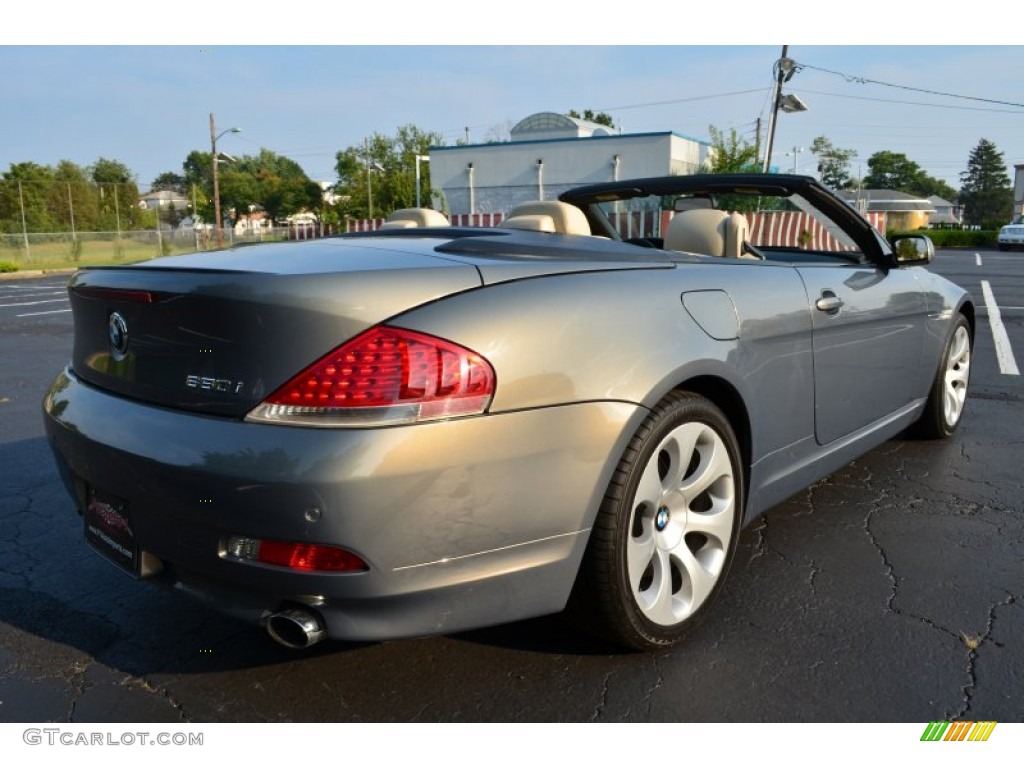 2006 6 Series 650i Convertible - Atlantic Blue Metallic / Cream Beige photo #7