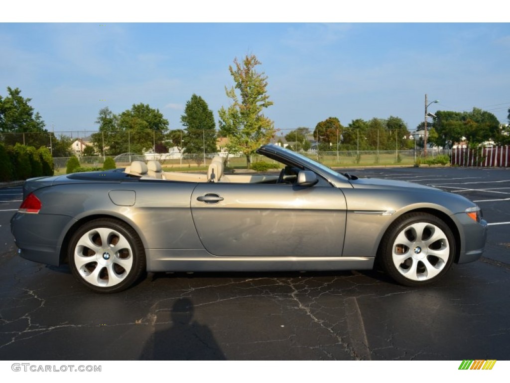 2006 6 Series 650i Convertible - Atlantic Blue Metallic / Cream Beige photo #8