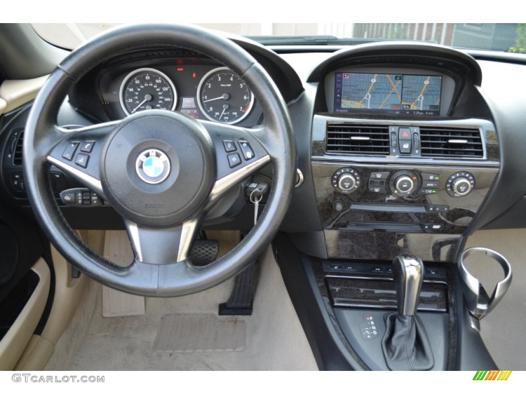 2006 6 Series 650i Convertible - Atlantic Blue Metallic / Cream Beige photo #12